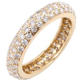 Anello Cartier Pave Diamond Band