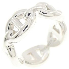 Anillo Hermès Chaine d'Ancre Enchainée Silver