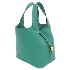 Hermès Borsa Hermes Picotin Lock PM in Verde
