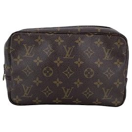 Louis Vuitton Bolsa de Mão Vintage Monogram Canvas Trousse Toilette 23