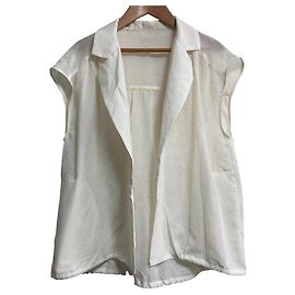 Autre Marque LOVELESS Span Voile French Sleeve Gilet Vest Shirt