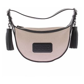 Kenzo Half Moon Bag Beige Cloth
