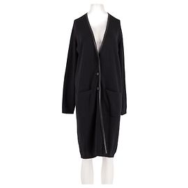 Cardigan in lana nero Hermès