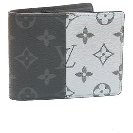 LOUIS VUITTON Monogram Eclipse Split Portefeuille Multipull Wallet M63025 27779