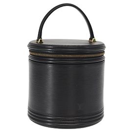 LOUIS VUITTON Epi Cannes Hand Bag Black M48032 LV