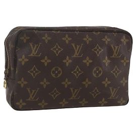 LOUIS VUITTON Monogram Trousse Toilette 23 Clutch Bag M47524 LV