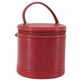 LOUIS VUITTON Epi Cannes Hand Bag Red M48037 LV