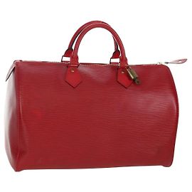 LOUIS VUITTON Epi Speedy 35 Sac à main Castilian Red M42997 LV