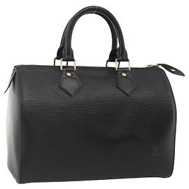 LOUIS VUITTON Epi Speedy 25 Sac à main Noir M43012 LV