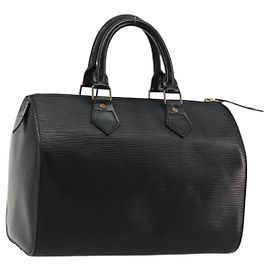 LOUIS VUITTON Epi Speedy 25 Hand Bag Black M59042 LV