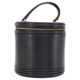 LOUIS VUITTON Epi Cannes Hand Bag Black M48032 LV
