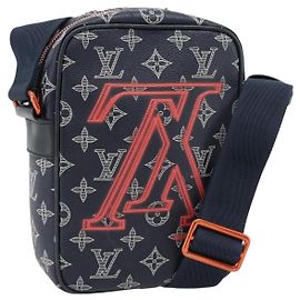 LOUIS VUITTON Monogram Ink Upside Down Danube PM Bag Navy M43678 LV