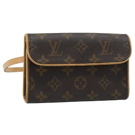 LOUIS VUITTON Monogram Pochette Florentine Waist Bag M51855 LV