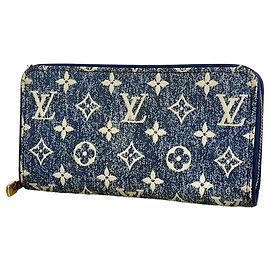 Louis Vuitton Long Wallet in Monogram Jacquard Denim