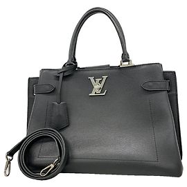 Borsa a mano Louis Vuitton Lockme Day M53730 Noir
