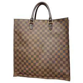 Louis Vuitton Damier Sac Plat Tote Bag N51140 Ebene