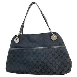 Borsa Gucci GG Canvas nera
