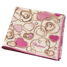 Carré di seta Chopard Cœur Rose