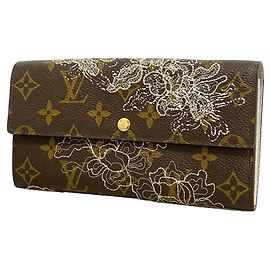 Louis Vuitton Monogram Dentelle Portefeuille Sarah Long Wallet M95390