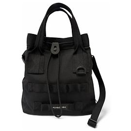 Balenciaga 644029 Army Small Nylon Leather 2-Way Tote Bag