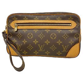 Borsa a pochette Louis Vuitton Monogram Marly Dragonne GM