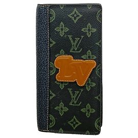 Louis Vuitton Dark Green Long Wallet