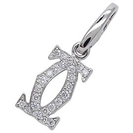 Colgante Cartier de oro blanco y diamantes