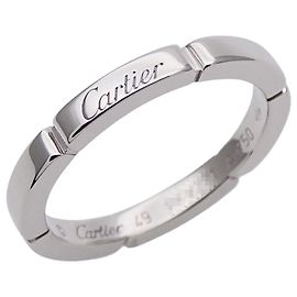 Cartier 18K White Gold Band Ring