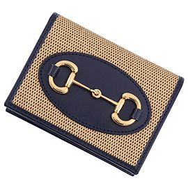 Carteira Bi-fold Gucci Horsebit 1955 Compact