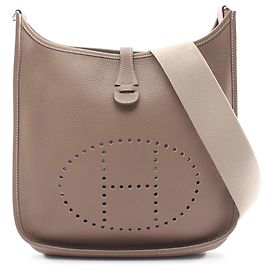 Hermès Beige Clemence Evelyne II PM