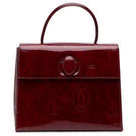 Bolso Cartier Red Patent Happy Birthday Top Handle