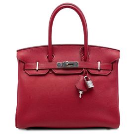 Hermès Red Togo Birkin Retourne 30