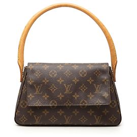 Louis Vuitton Brown Monogram Mini Looping