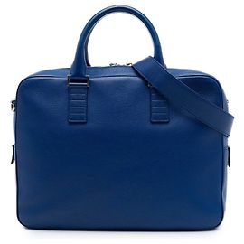 Mala de Negócios Dior Homme em couro azul