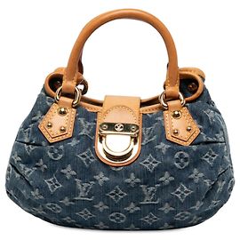 Louis Vuitton Blue Monogram Denim Pleaty