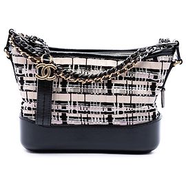 Chanel Gabrielle Crossbody Piccolo Tweed Nero
