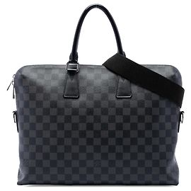 Louis Vuitton Black Damier Graphite Porte Documents Jour