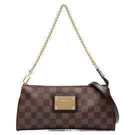 Louis Vuitton Damier Eva Chain Handbag