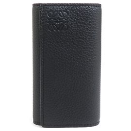 Portallaves de piel Loewe en Black