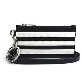 Monedero Balenciaga en negro y blanco
