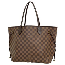 Louis Vuitton Damier Neverfull MM Tote Bag N51105 Ebene