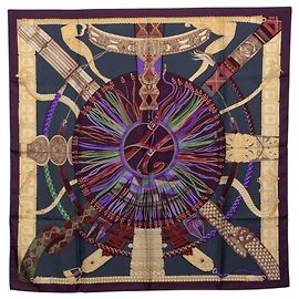 Hermès Hermes Carre 90 Ceintures et Liens Schal