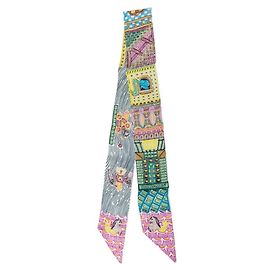 Hermès Foulard Hermes Twilly SUPER SILK QUEST