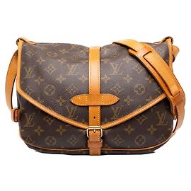 Sac bandoulière Louis Vuitton Monogram Saumur 30