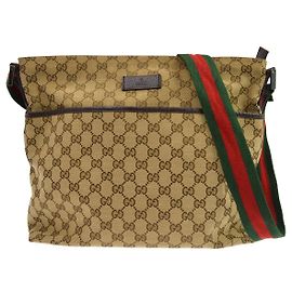 Gucci Web Zip GG Canvas Small