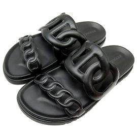 Hermès NEW HERMES SHOES EXTRA SANDALS H222302ZV02 37 MULES CHAINE D'ANCRE