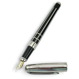 NEUF STYLO PLUME ST DUPONT OLYMPIO 480601M RESINE NOIRE BLACK FOUNTAIN PEN