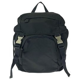 Zaino Prada Tessuto con logo triangolare