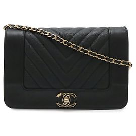 Bolso cartera con cadena Chanel Mademoiselle Vintage Chevron