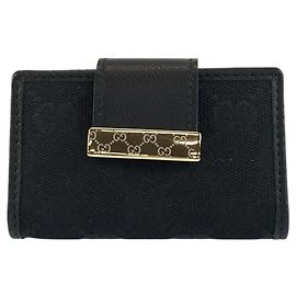 Gucci 6-Key Case Black Cloth